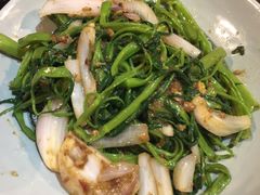 马拉盏炒通菜-大头虾越式风味餐厅(光明广场店)