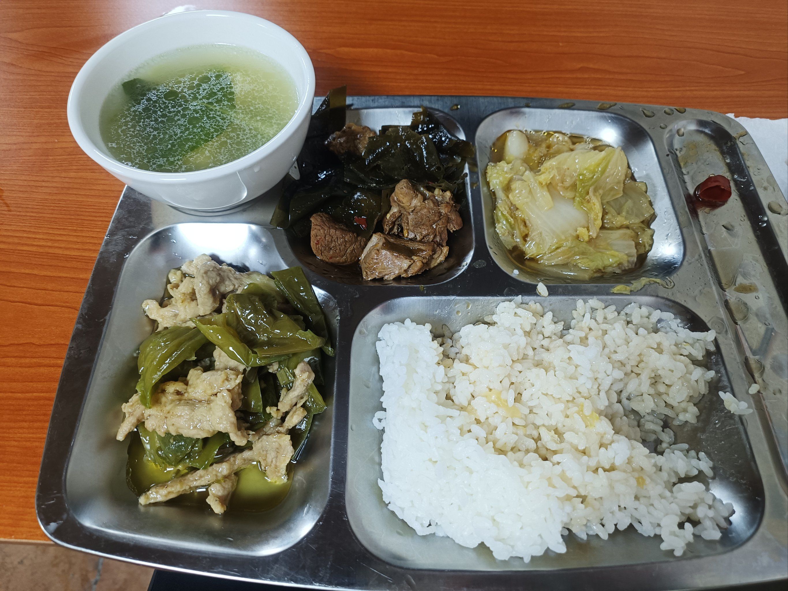 打工人的午餐食堂 酒店的员工餐