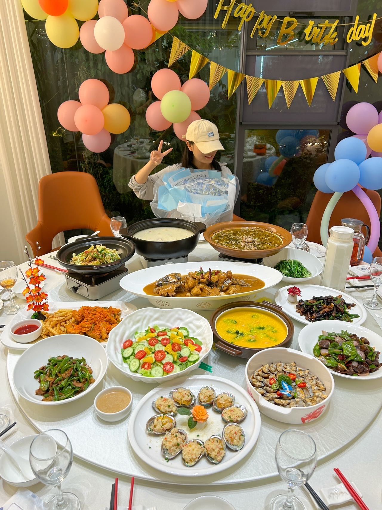 艾特你的饭搭子请你吃 家宴私房菜 生日花束