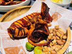 冰竹鱿鱼-草家酱蟹炭火烤肉店(珲春南路一店)