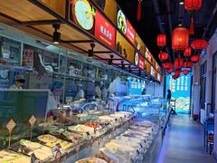 自助取餐区-渔民船说·北塘海鲜·天津菜·海肠捞饭(北塘古镇店)