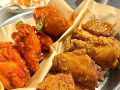 炸鸡翅原味拼甜辣-富乐满韩国正宗炸鸡韩国料理(虹泉路店)