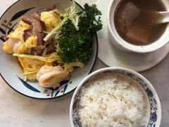 滑蛋虾仁叉烧饭-裕.鹅庄