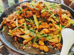 葱爆羊肉-晋阳饭庄(虎坊桥店)