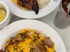 招牌叉烧葱花滑蛋饭-深仔记茶餐厅(亚士厘道店)