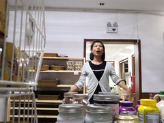 自助取餐区-天天向上素食餐厅(五台山店)