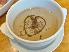 鲜奶油羊肚菌菇汤-君悦酒店·La Terrazza意合園·意式风味