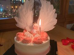 餐厅赠送的生日蛋糕-香樟花园法式铁板烧(恒隆广场店)