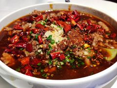 水煮牛肉-小河盐帮·私家菜·烤鸭(三元桥·霄云路店)