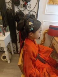 -后宫·古装汉服京剧儿童亲子全家福摄影