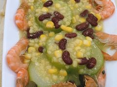 海鲜黑毛节瓜船-水乡人家私房菜(逢简店)