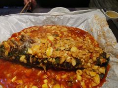 蒜香纸包江团烤鱼-红辣椒·川菜·火锅(张杨路店)