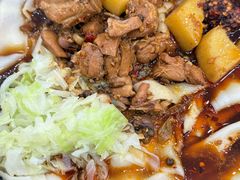 大盘鸡拌面-复旦大学江湾校区食堂