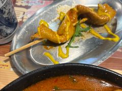 辣韩式鱼饼串-太子浓心·港式猛火小锅米线(探十里店)