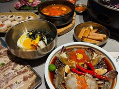 草家招牌酱油蟹-草家酱蟹炭火烤肉店(珲春南路一店)