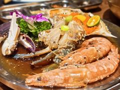 -明洞阿姨·韩式酱蟹烤肉·创意料理(三元桥店)