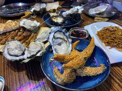 老威海炝锅面起-蚝堡海鲜·威海菜·海肠捞饭·烧烤·亚洲吃蚝公司(幸福门店)