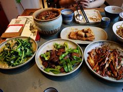 油渣鸡毛菜-兰溪小馆(东直门簋街店)