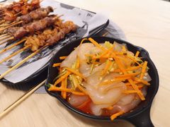 赞赞拉皮-小七碳火烧烤(越溪店)