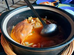 梭子蟹番茄豆腐煲-菲乐餐厅(三十年经营·湖滨路店)