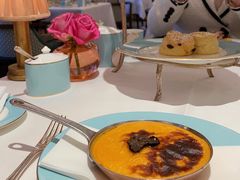 Lobster omelet-The Diamond Jubilee Tea Salon at Fortnum & Mason