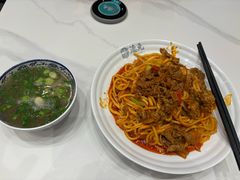 牛肉炒拉条-德元兰州纯汤牛肉面(龙阳路店)