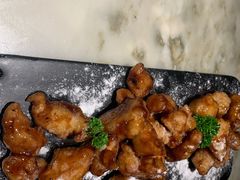 雪花糖醋里脊-绿茶餐厅(光谷世界城步行街店)