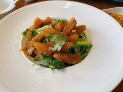 黄瓜拌菊花蛰头-臻悦海宴.家宴(奥体中心店)