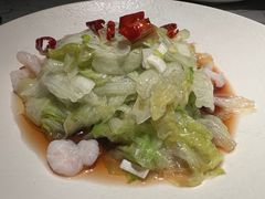 虾仁白灼西生菜-奉天小馆·非遗东北菜(济南万象城店)