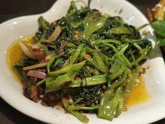 马拉盏炒通菜-大头虾越式风味餐厅(光明广场店)