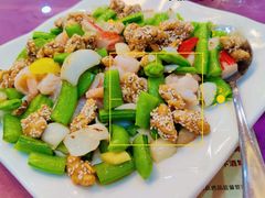 青豆捞炸核桃-丰悦大酒楼