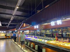 自助取餐区-九寸花汀海鲜烤肉自助(中东迪克店)