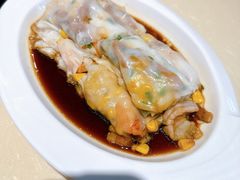爽滑鲜虾拼栗米叉烧肠粉-香港池仔记肠粉王(博多新记襄阳南路店)