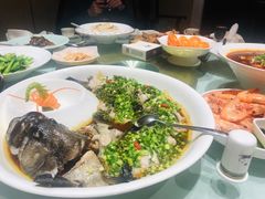 青花椒淋青斑-味茂·老船夫1927(东海东路店)