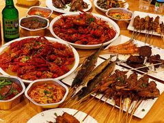 -龚海宝· 烧烤· 羊肉原切挂糊更好吃(庄市店)