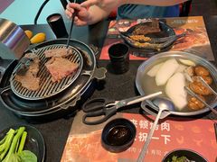 -大漠风炭火烤肉火锅自助餐厅(台山万达店)