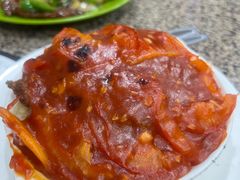 番茄猪扒焗饭-新鸿发咖啡美食