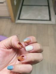 -孔雀手美甲美睫护理