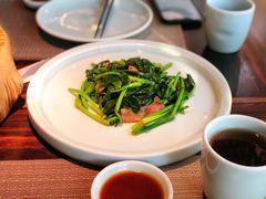 黄油培根炒菠菜-山葵家·创意料理(临平银泰城店)
