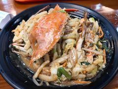 白蟹炒年糕-台州老六海鲜面馆(上南总店)
