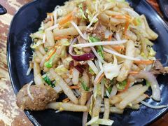牛肉炒年糕-台州老六海鲜面馆(上南总店)