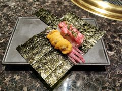 海胆生牛肉手卷-老乾杯和牛烧肉(王府中环店)
