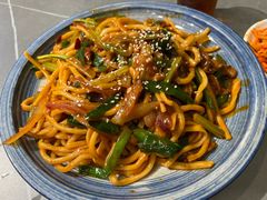 干炒炒面-金城老碗牛肉面揪面片(华邦店)
