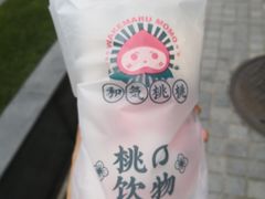 粉椰波波麻薯奶茶-和气桃桃(宏伊广场店)