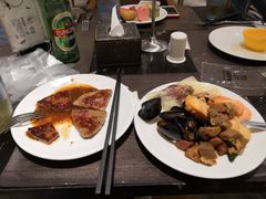 大虾牛排-泰山宝盛大酒店·八珍轩自助餐
