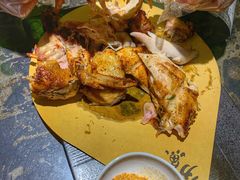 碳烤手撕鸡-夯鱼烤鱼·尔滨地标美食(保健路店)