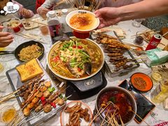 -宝记烧烤·碳锅羊肉·羊蝎子火锅·夜食社(文体路创始店)