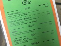 菜单-RAC BAR(安福路店)