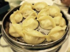 海菜扇贝蒸饺-添福来墨鱼饺子 · 海鲜东北菜(大连星海·黄浦路店)