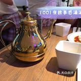 深圳的特色新疆菜大盘鸡羊肉串薄荷茶边吃边看民族舞蹈